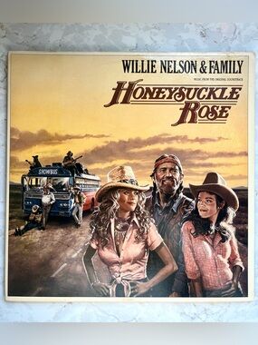 Vinyl LP - Willie Nelson - Honeysuckle Rose Soundtrack - 1980 - SET of 2